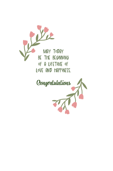 Pictura Big Day Wedding Card from Everyday Cards collection, featuring elegant design and heartfelt message for special celebrations