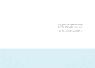 Pictura Happily Ever After wedding card from the Everyday Cards collection, featuring elegant design for celebrating weddings.