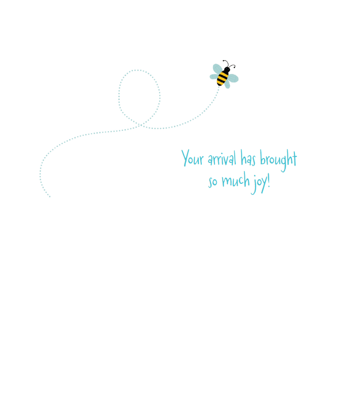 Pictura Hello Baby Boy card from the Everyday Cards collection, featuring a cheerful design for celebrating a newborn boy.