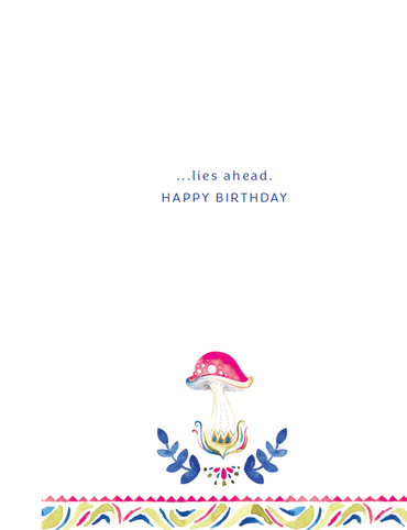 Colorful Happy Birthday balloons design on Pictura birthday card, featuring festive balloon illustrations for celebrating birthdays.