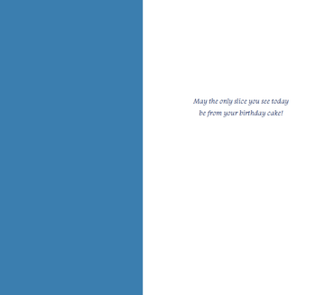 Pictura Golf Clubs birthday card featuring a colorful illustration of golf clubs and a cheerful birthday message.