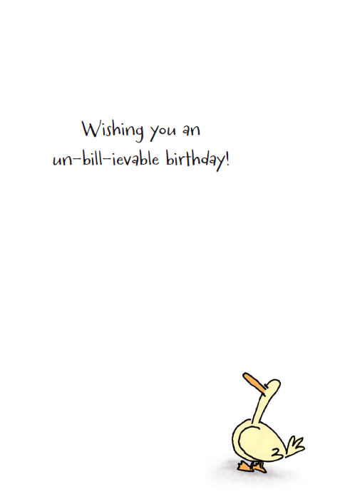 Bill Funny Birthday Card