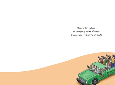 Funny King Of The Jungle birthday card by Pictura featuring a humorous jungle-themed design for special occasions.