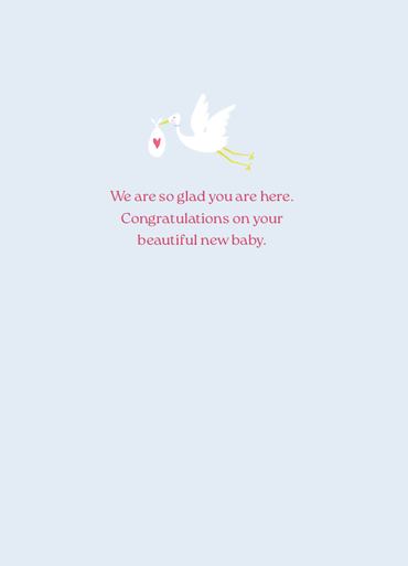 Pictura Welcome To The World baby greeting card featuring cheerful design, perfect for celebrating a newborn's arrival.