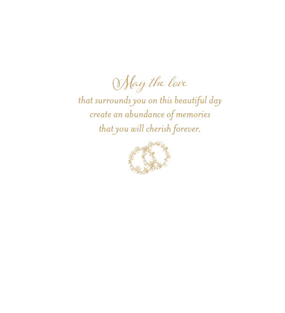 Pictura On Your Wedding wedding card featuring elegant design, perfect for special wedding occasions and celebrations.