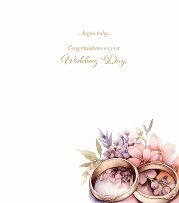 Pictura wedding band wedding card featuring elegant design for special occasions, suitable as an everyday card for celebrating love.