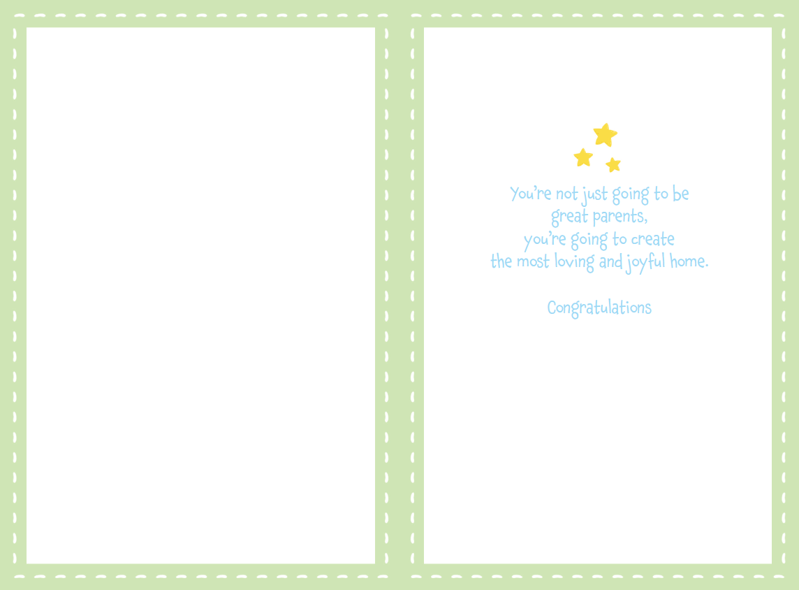 Moon Bear Baby Card from Pictura, a charming everyday greeting card featuring a cute moon and bear illustration.