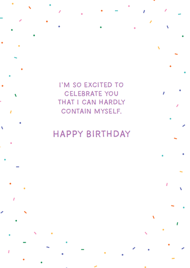 Pictura Cake Monster birthday card featuring colorful cartoon monster design for celebrating birthdays and special occasions.