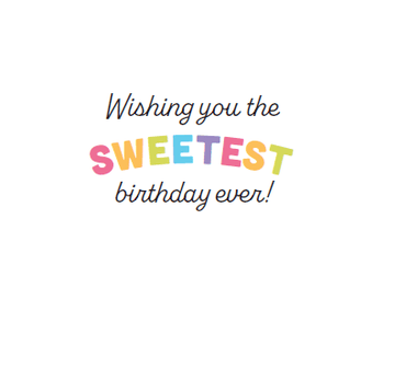 Pictura Stella Sunglasses birthday card featuring a lenticular design with stylish sunglasses and celebratory graphics.