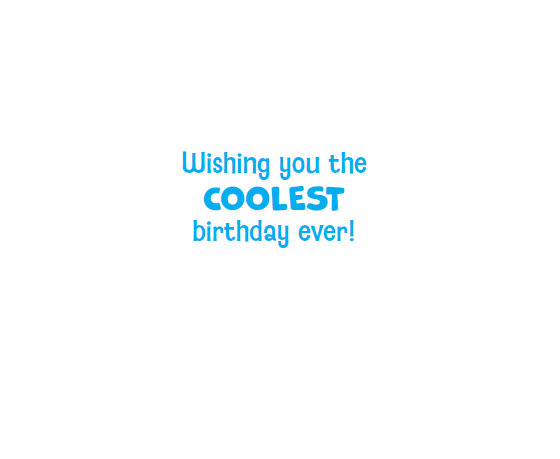 Polar bear skiing birthday card from Pictura featuring a lenticular design, perfect for winter and birthday celebrations.