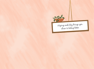 Get Well Florist card by Cardmore featuring colorful floral design, ideal for sending cheerful get well wishes.