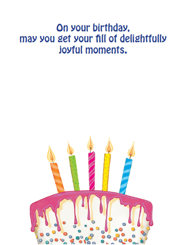 Eat Cake & Celebrate birthday card from Cardmore, featuring colorful cake and festive design for special occasions.