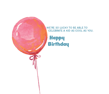 Colorful Bunny Balloon Birthday Card for Grandson by Pictura, featuring cheerful bunny and balloon illustrations on the front.