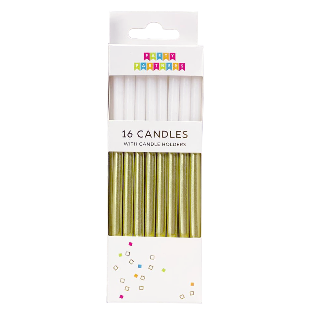 Candle Set - Gold Dip