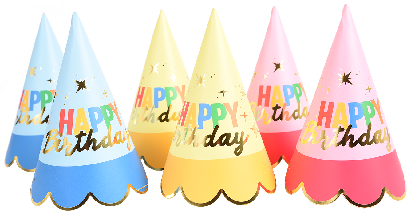 Hats - HBD Scalloped