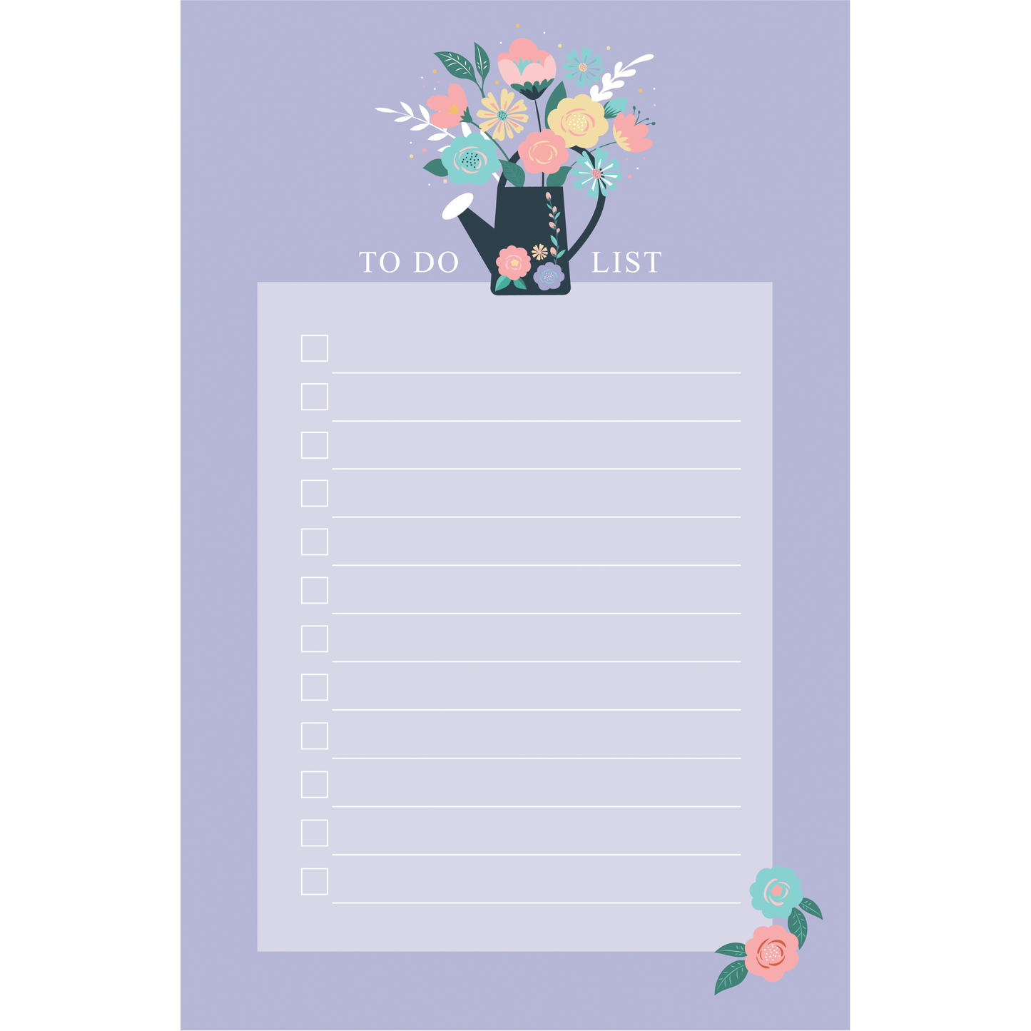 NOTE PAD SET OF 3 - FLORAL