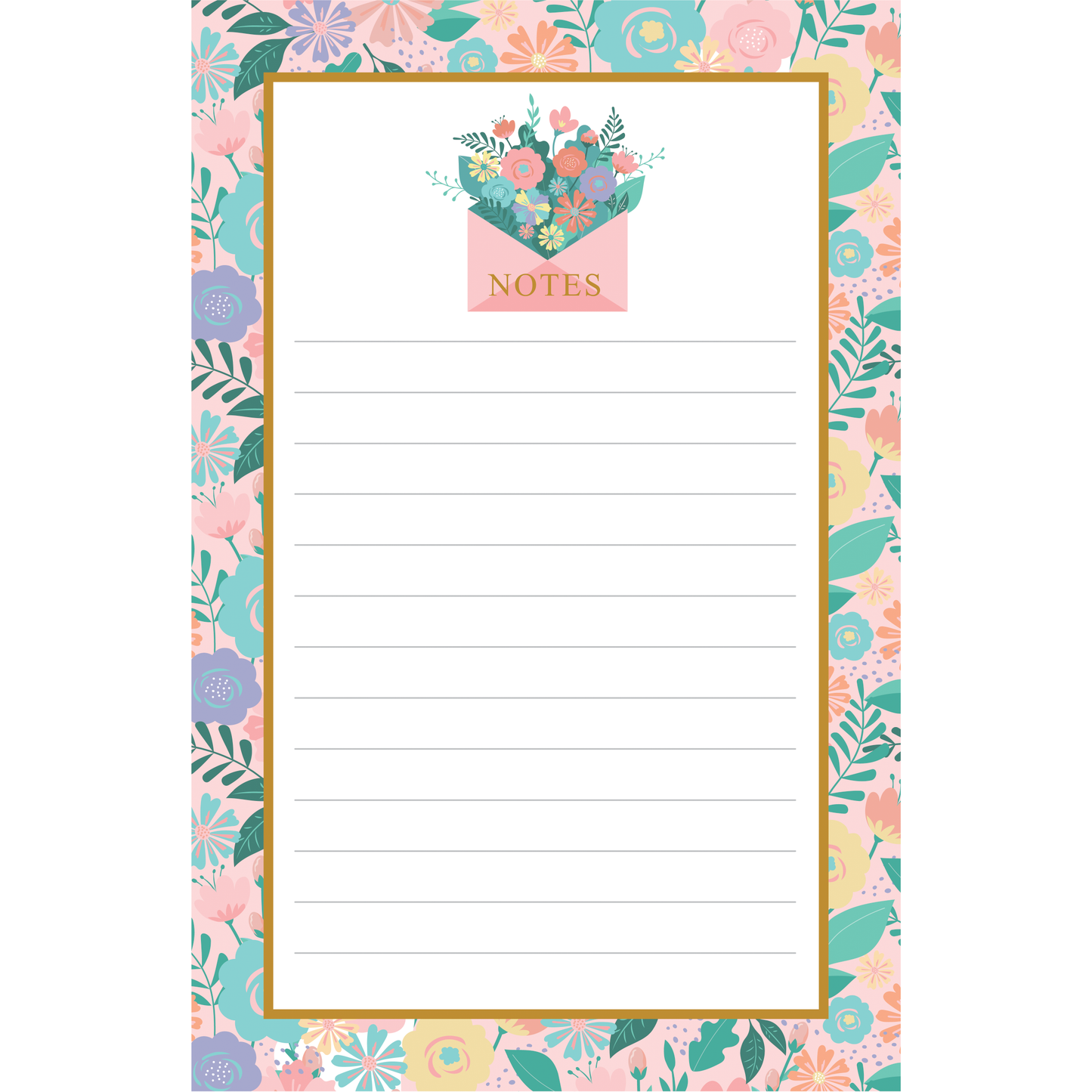 NOTE PAD SET OF 3 - FLORAL
