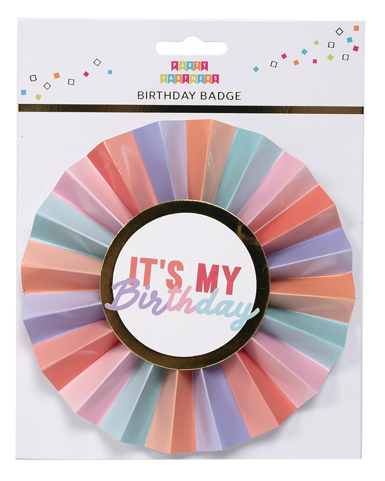 Paper Badge - Pastel