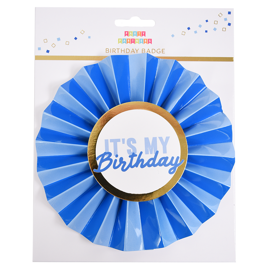 Paper Badge - Blue