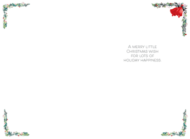 Apple Girl Christmas card by Pictura featuring seasonal holiday design with a girl holding apples, perfect for Christmas greeting.