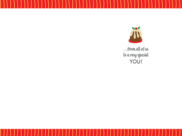Pictura Christmas Friends seasonal greeting card featuring festive holiday design with cheerful holiday message and holiday-themed illustrations.