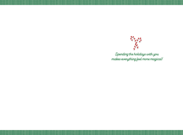 Pictura Happy Snowman Christmas Card featuring a festive snowman illustration for seasonal holiday greetings.