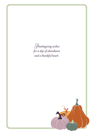 Pumpkin Patch Thanksgiving Card