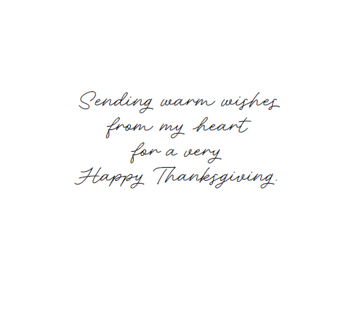 Thankful Script Thanksgiving Card