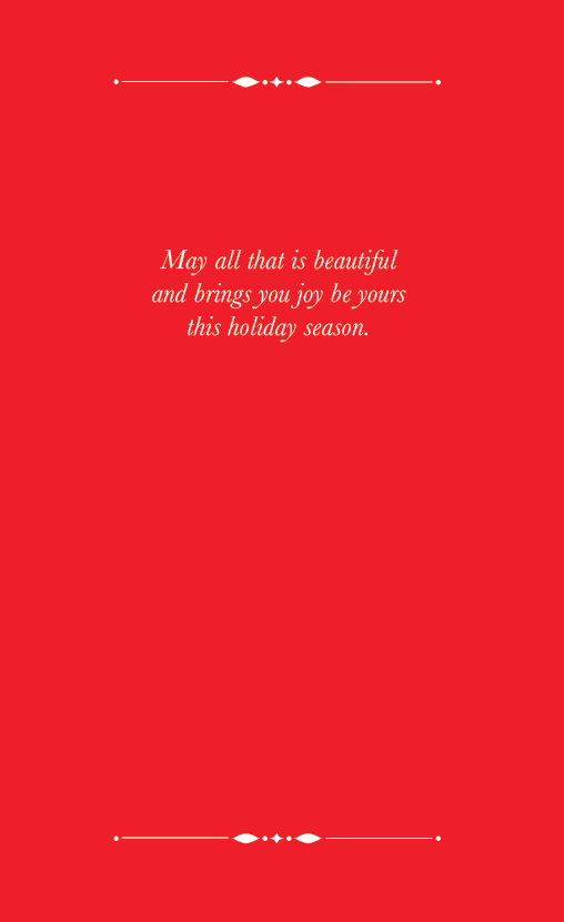 Three Cardinals Christmas Card
