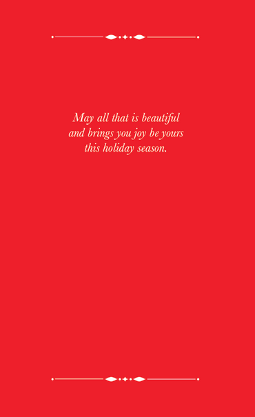 Three Cardinals Christmas Card