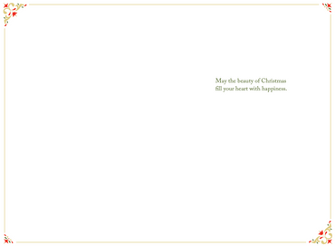 Filigree Tree Christmas Card