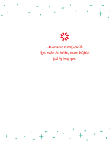 Bright Christmas Stocking Christmas Card Someone Special