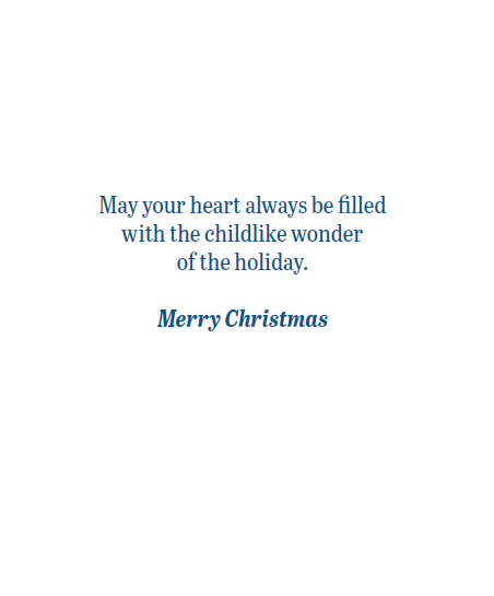 Santa Sleigh Ride Christmas Card Son