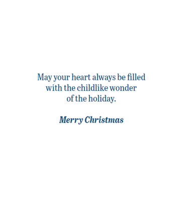 Santa Sleigh Ride Christmas Card Son