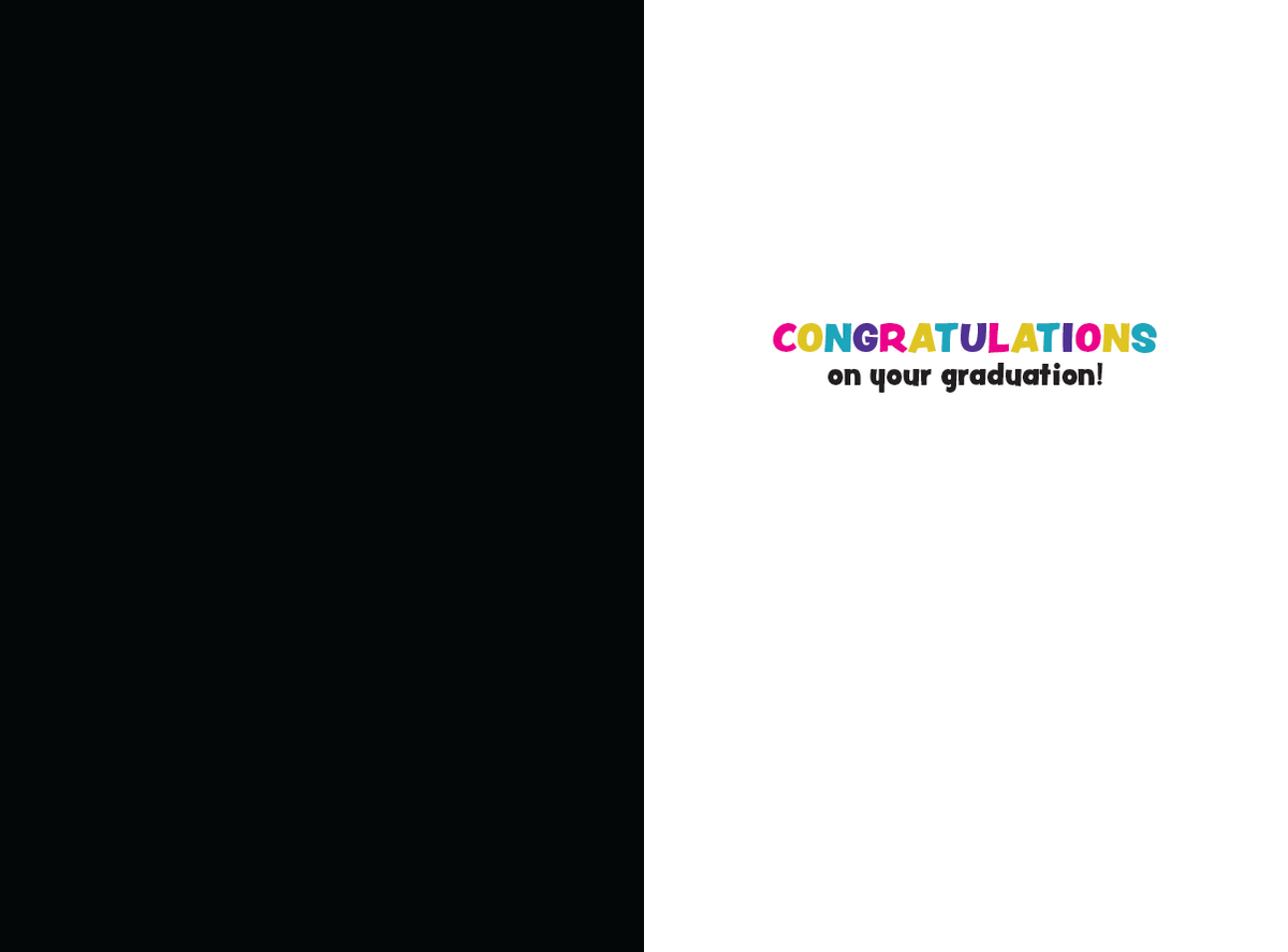 Pictura Hip Hip Hooray graduation card with colorful design, celebrating graduates with cheerful message and festive illustrations.