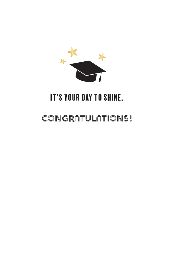 Bright graduation card from Pictura featuring colorful "Future Is Bright" design, perfect for celebrating graduates.