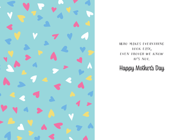 Pictura World's Greatest Mom Mother's Day card with colorful floral design and heartfelt message for Mother's Day celebration