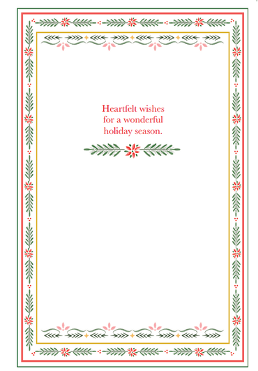 Pictura Christmas sled seasonal greeting card featuring festive holiday design with snowflakes and cheerful holiday scene.
