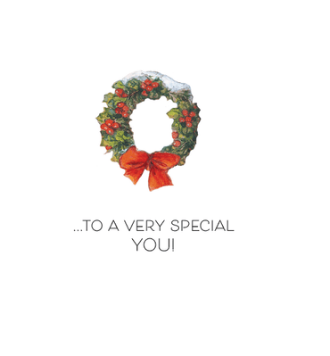 Seasonal Christmas card featuring Santa Claus from Pictura's "Visit From Santa" collection, designed by Lisi Martin.
