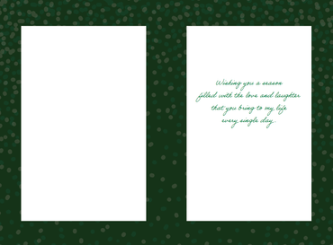 Sparkling Tree Christmas Card for Husband by Pictura featuring festive holiday design and seasonal decorative elements.