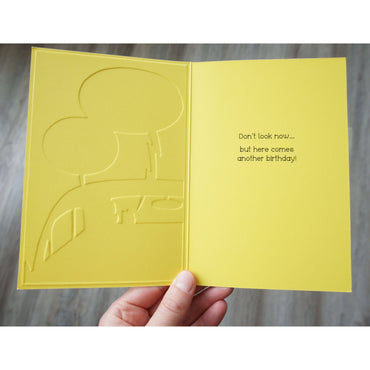 Pictura Wrong Way Al birthday card by Eric Decetis, featuring humorous artwork, suitable for everyday greetings.