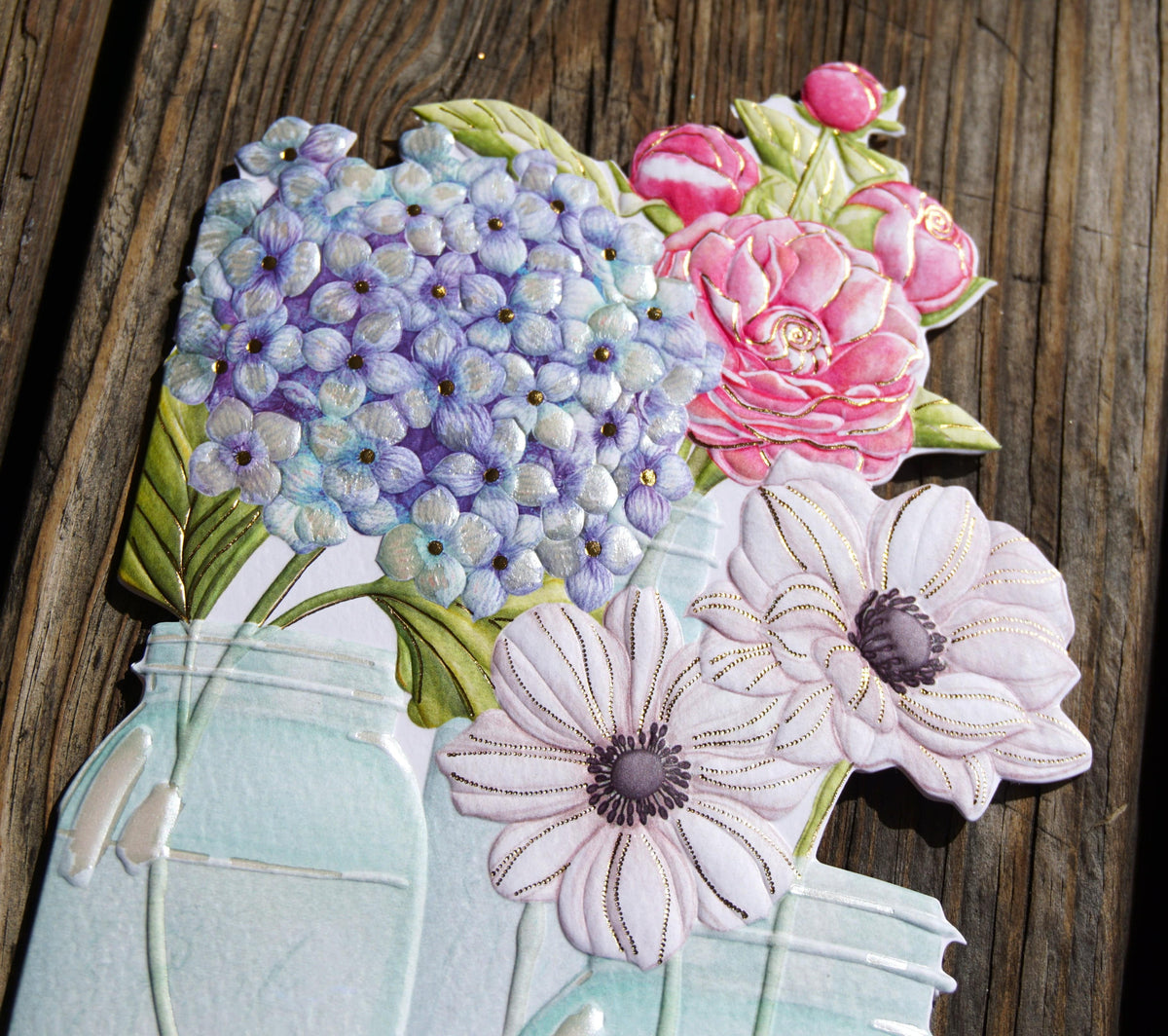 Pictura Sienna's Garden Friendship everyday card featuring colorful floral design and heartfelt message on high-quality cardstock.