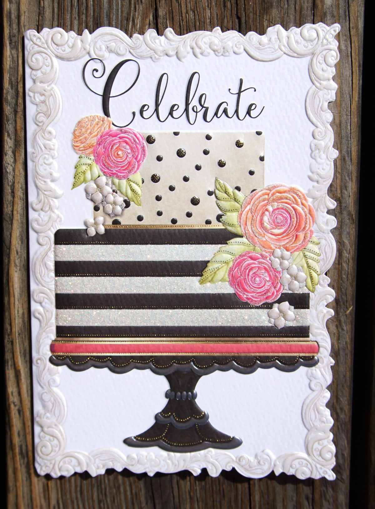 Pictura Siennas Garden birthday everyday card featuring floral garden design with colorful flowers and cheerful greeting.