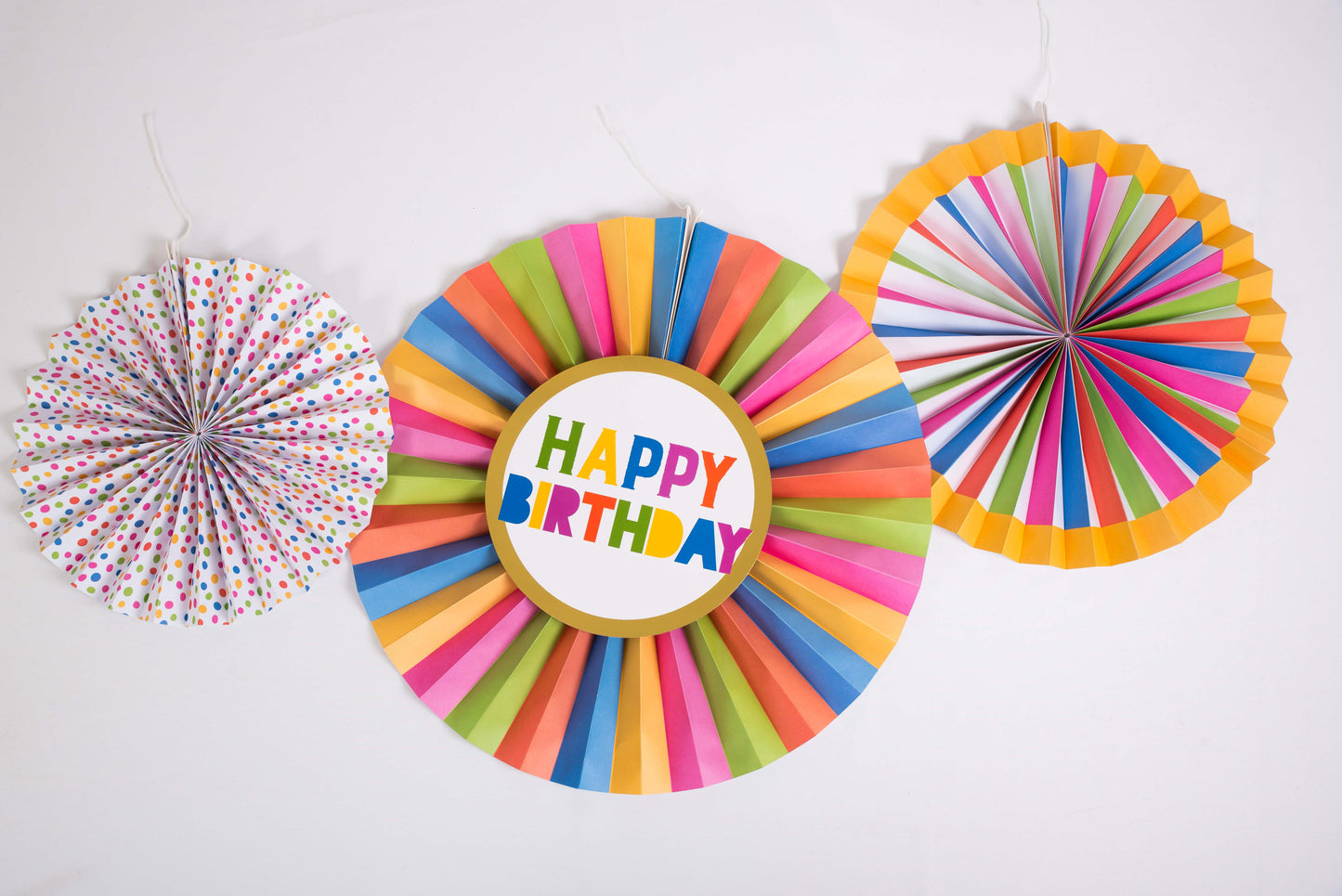 Paper Fans - HB Rainbow