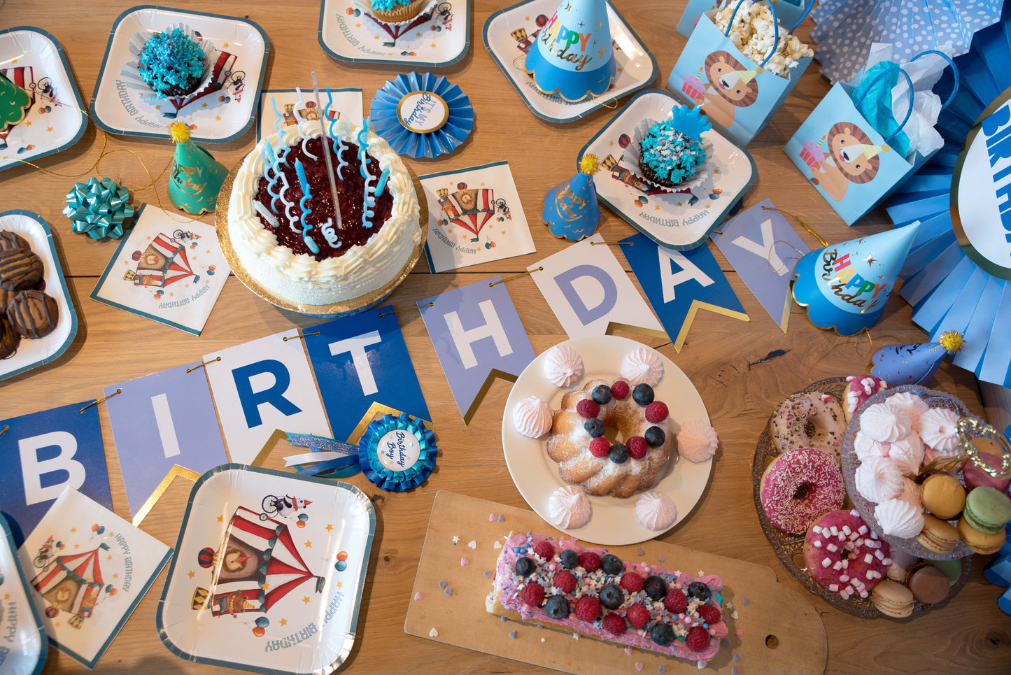 Banner - Happy Birthday Blue
