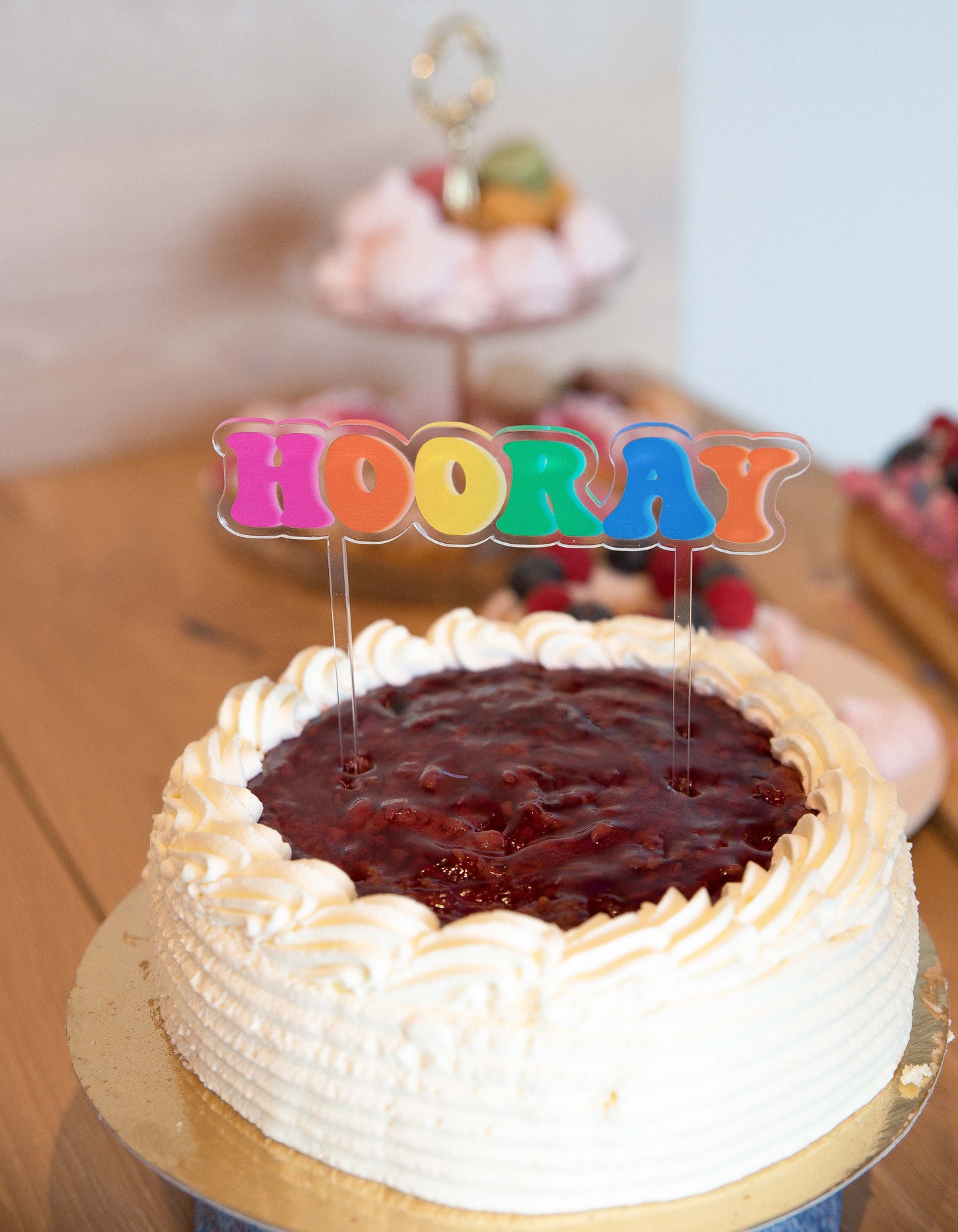 Cake Topper - Hooray