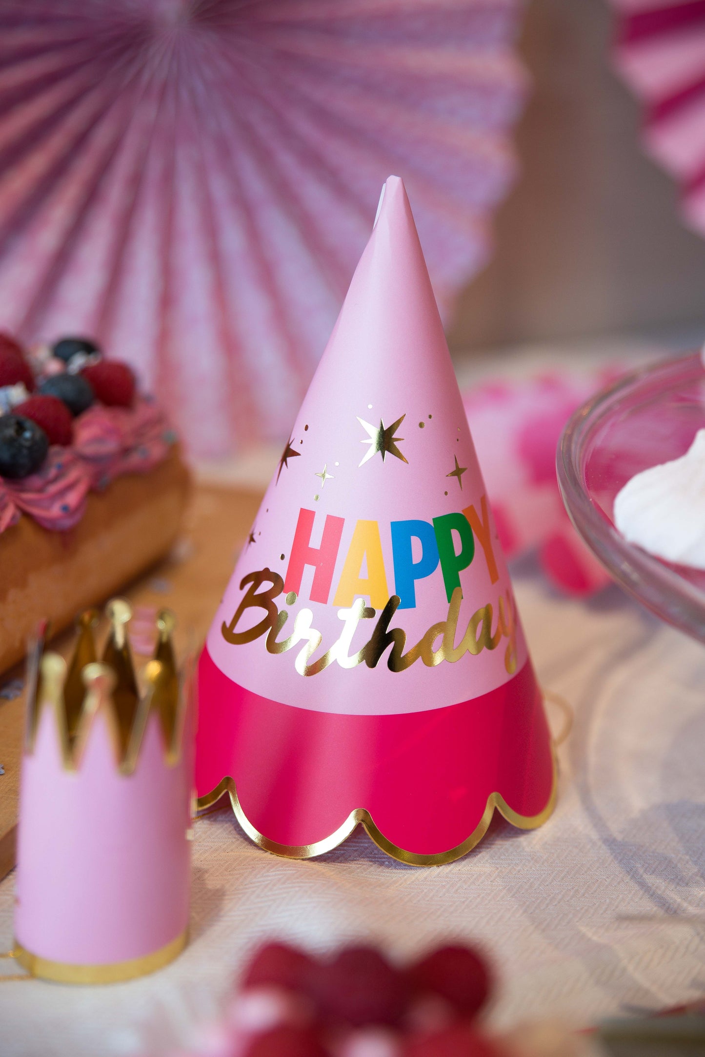 Hats - HBD Scalloped