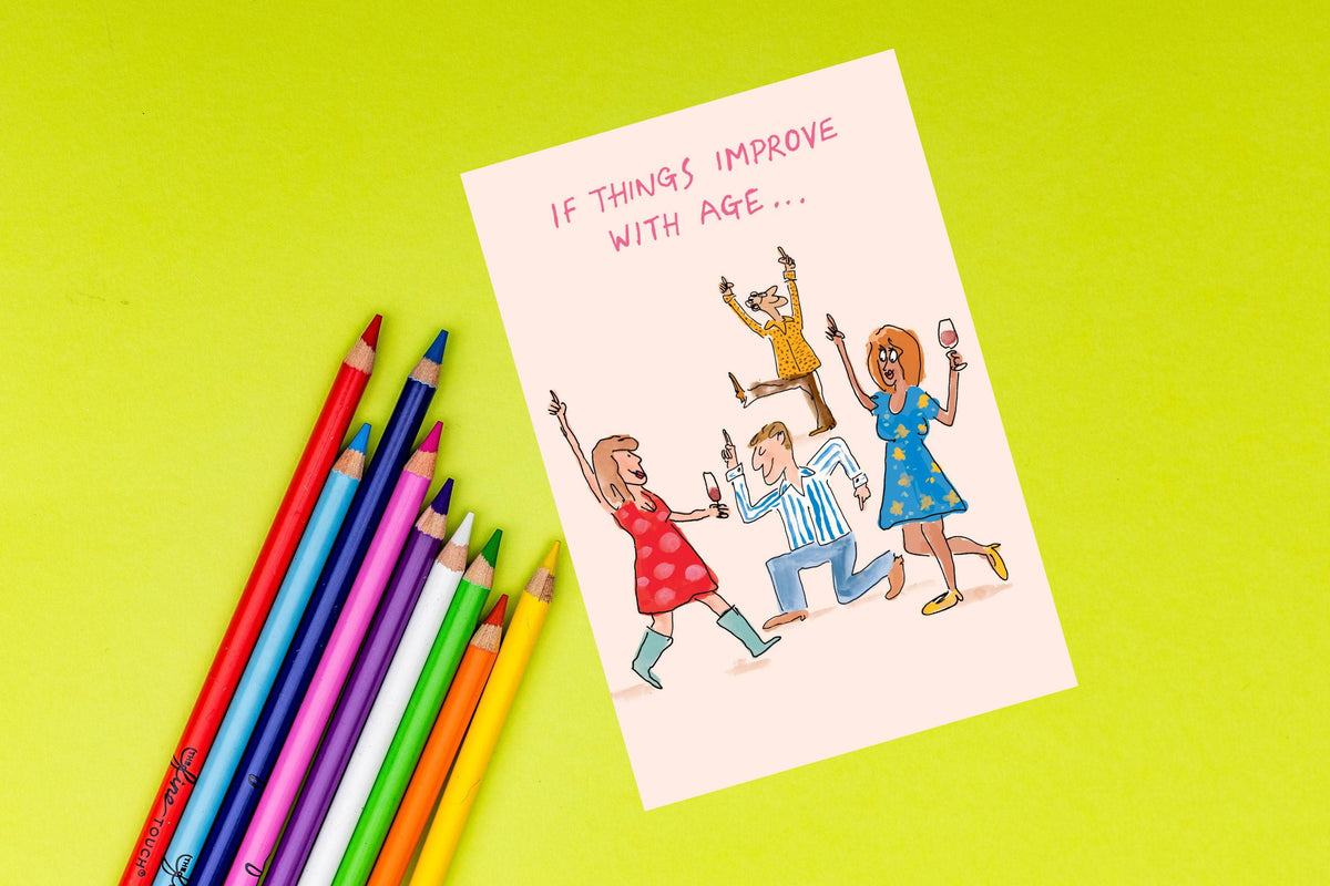 Near Perfect Funny Birthday Card from Pictura featuring humorous design, perfect for birthdays and everyday greeting occasions.
