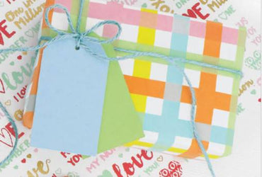 Blue luggage tag from Love Vivid's Pool Blue collection featuring a vivid, eye-catching design for travel accessories.