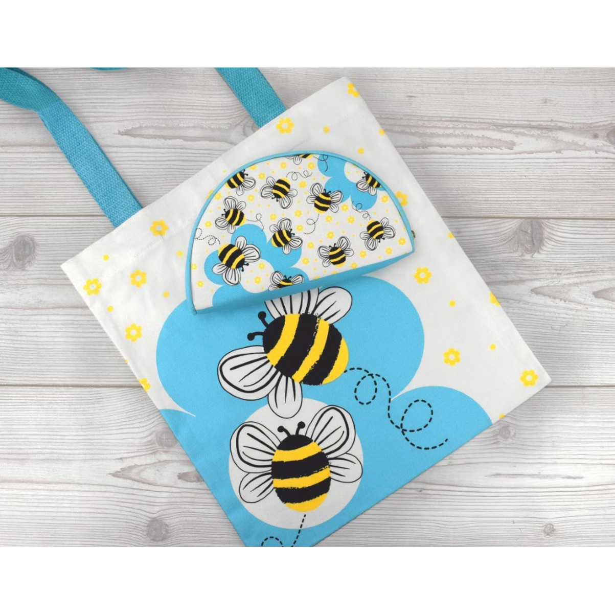 Bee Half Moon Pouch